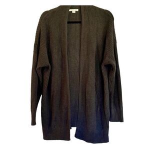 American Eagle dark grey knit oversized cardigan xs